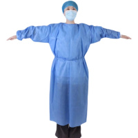 蓝色反穿隔离衣 无赠品 XS 疫情防护服隔离衣全身连体带帽一次性成人款出行坐飞机可重复使用