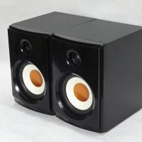 4寸2分频无源音箱HIFI书架发烧音响2.1副箱桌面木质壁挂监听音箱