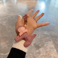 小狗 时尚粉钻小熊小狗小鹿汽车车用钥匙扣包包挂饰情侣闺蜜钥匙圈挂件