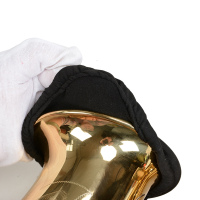 S码1个单簧管用 2022e2022萨克斯喇叭帽唾液吸纳消音防尘小号乐器罩单簧管配件涤