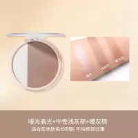 雕塑三色修容盘 菲鹿儿雕塑三色修容盘粉饼高光阴影一体盘鼻影侧影粉瘦脸发际线粉