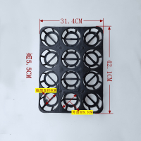 全新十二孔托架(二个装) 育苗穴盘蝴蝶兰托盘四孔12孔15孔穴盘花卉育苗盆托塑料花架