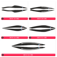 每款10套以上数量价格可优惠 适用宝马3系E90F30 5系F10改装碳纤维装饰贴灯眉大灯贴外饰改装贴