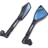 黑色一对 雅马哈MT09 MT07 XJ6 FZ6 FZ1 FZ8 后视镜反光镜摩托车镜子倒车镜