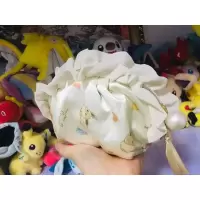 木耳花边 伊布 化妆包 出口原单可能有瑕疵 木耳花边 丝滑手感 化妆包 mofumofu系列 收纳包 伊布