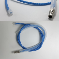 蓝色直插款 通用型 气动打磨机风管气管风磨笔雕刻机气管软管弯头机消音管配件