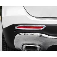 后雾灯罩[电镀] 2只 20款奔驰GLB200/180前雾灯眉装饰贴灯眉条 GLB改装外饰碳纤雾灯条