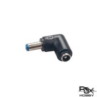 90度弯头 1套 眼镜电池供电延长线XT60H-M转DC5.5*2.1mm航模型插头公弯头转接线