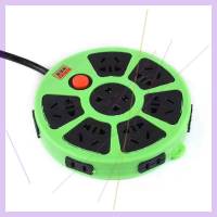 一个装 粤至遵雨初平方特服饰多功能圆盘创意插座(6米长线46孔)拖线板5