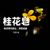 flower·溪 桂花精油酵素皂 天然洗脸皂洁面皂沐浴皂洗澡香皂