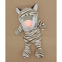 新老虎[可张嘴] 亲子游戏手套可表演能动娃娃张嘴益智毛绒玩具公仔小剧场动物手偶