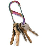 2号彩钛色 奈爱niteize 金属8字扣子 登山安全挂扣 钥匙环扣 箱包拉链锁扣