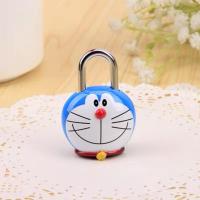 微笑叮当锁 卡通挂锁箱包锁可爱挂锁金属迷你小锁行李箱锁头防盗锁旅游日记锁