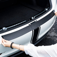 后尾箱[拍下备注图案标志]1条90*7CM 围家汽车门槛条防踩贴防护脚踏板后备箱保护条通用防撞条装饰用品