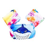 鲨鱼 儿童游泳圈手臂圈水袖宝宝初学者神器游泳装备浮力背心救生衣浮漂