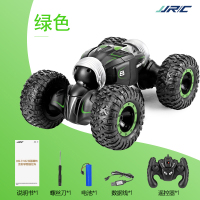 黑绿色款(1:16双面高速扭变车) 充电1块[续航30-40分钟+螺丝刀+遥控电池] 四驱双面遥控越野车无线赛车RC扭变