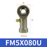F-M5*080U 鱼眼接头F-M10X125U/M12/M8/M16/M20x150气缸附件鱼眼轴承