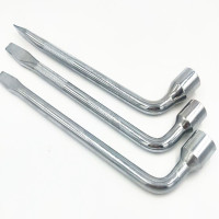 L型套筒17# 汽车轮胎扳手拆轮胎工具拆装维修换胎扳手十字架省力拆卸套筒扳手