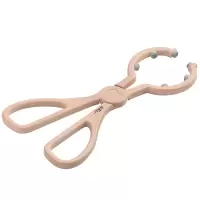 粉色 小熊奶瓶夹奶瓶钳子耐高温防滑硅胶婴儿奶瓶奶嘴防烫夹子