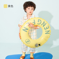 黄色 KK树儿童游泳圈男童女童卡通水上充气玩具防侧翻宝宝辅助游泳装备