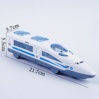7706惯性火车头 火车头灯光音乐和谐模型玩具地铁男孩动车列车高铁电动彩灯惯性