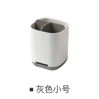 K69-灰色(小号) 收藏加购优先 盒桶收纳盒台式洗漱盒架放梳子牙刷牙膏塑料底座筒放置器具收纳盒