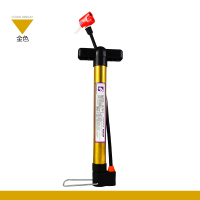 金色[附赠球针一支] 多功能打气筒篮球充气筒蓝足排球瑜伽皮球泳圈迷你便携式高压气球