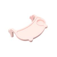 少女心水粉餐盘 背包式宝宝餐椅婴幼儿外出便携式可折叠餐凳吃饭椅子儿童增高餐椅