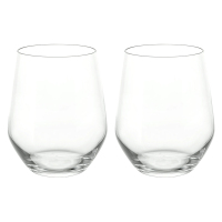 透明色*2 IKEA宜家IVRIG伊里大杯腹水杯家庭套装ins风透明玻璃杯无脚杯