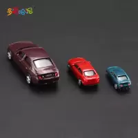 发光彩色小汽车 1:200 发光彩色小汽车 沙盘建筑模型材料 场景模型 楼盘模型车 交通小车