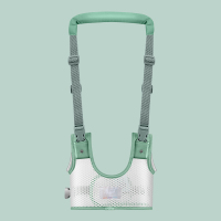 半段式青绿(透气款)[收藏优先发货] 贝斯熊学步带婴幼儿学走路防勒护腰型防摔牵引绳婴儿宝宝学步神器
