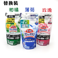 替换袋装~红色 日本原装花王马桶清洁剂洁厕剂厕所除尿垢万洁灵泡沫喷雾剂380ml