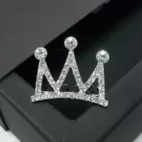 小号皇冠(2.5*2cm) 皇冠头饰儿童公主水钻王冠发夹韩式发箍宝宝生日小皇冠女童发饰品