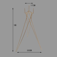新款三脚架子 金三脚婚庆路引花婚礼t台舞台开业花篮庆典装饰花森系花排铁艺