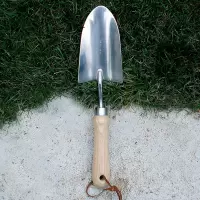 不锈钢宽铲 家用种养花道具园艺工具套装小铲子土叉不锈钢种植挖土花盆种植
