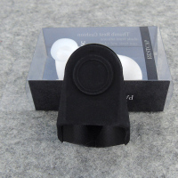 硅胶材质黑色中音萨克斯笛头帽 黑管单簧管中次高音萨克斯风管硅胶金属材质笛头护帽乐器配件产品