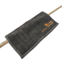 小怪兽擦杆布 35cm*35cm 小怪兽台球杆毛巾黑八九球杆抛光布大小头斯诺克擦杆布套养护工具