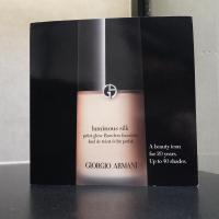 小空乘~阿玛尼 lsf柔亮粉底液四色试色小样 2/5.5/9/14