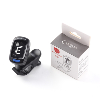 朗汀无牙仔调音器[黑色] 吉他调音器专用尤克里里配件贝司小提琴通用初学者民谣吉他校音器