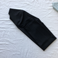 黑色 S 裸感升级提臀健身高腰七分裤 夏季薄款无痕无尴尬线紧身7分瑜伽裤