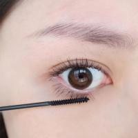 外贸~极细防水持久纤长自然细刷头下睫毛膏不脱妆