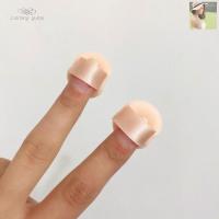 2.5cm2片装 水滴形小馒头迷你超小粉扑细节尖头拇指气垫mini手指指尖粉扑散粉