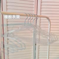 银粉衣架 3个 珍珠衣架儿童闪粉透明收纳晾挂衣服撑子金粉衣撑衣帽少女心仙女