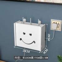 902 插板装饰遮挡免打孔路由器收纳盒WiFi无线集线盒猫插板电线插排机