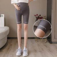 type1-深灰 M 孕妇打底裤孕妇裤裤子夏季薄款短裤时尚五分七分裤外穿孕妇装夏装