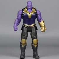 可动灭霸 胸口可发光 高约18CM [国产优质版 !!] 反浩克装甲钢铁侠mk44可动发光机器人合金属机甲漫威手