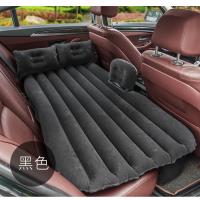 途锐-专用-黑色基础款★[竖纹+2个头枕] 大众途锐专用车载充气床垫汽车内后座睡垫后备箱旅行床睡觉气垫床