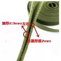 军绿色帆布1.5CM10米 布带条 绑带 尼龙带丙纶带子涤棉军绿加厚背包带帆布带箱包带一盘