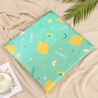 小清新 40x40厚3cm 冰丝坐垫夏天透气凉垫办公室久坐椅垫透气凉席垫屁股垫座垫椅子垫