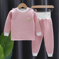 肩开-暗红 73cm 宝宝秋衣秋裤秋冬加绒保暖全棉内衣婴儿男童打底套装冬季儿童睡衣